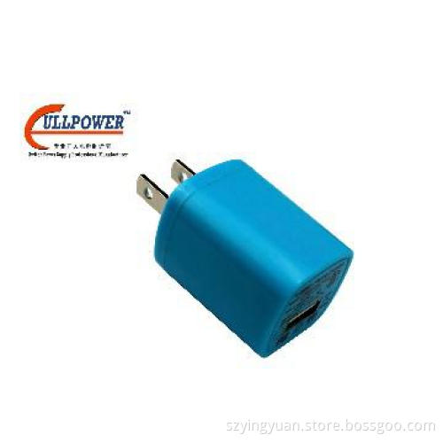 5V 1A USB Travel Charger for mobile phone by UL,FCC,CEC certified